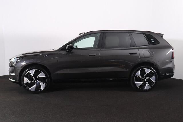 Volvo EX90 Performance Ultra 7p. 111 kWh - Luchtvering - Panoramadak - IntelliSafe Assist & Surround - 360º Camera - Bose Audio - Verwarmde voorstoelen, stuur & achterbank - Parkeersensoren voor & achter - Head up display - Extra getint glas - Elektr. inklapbare tre