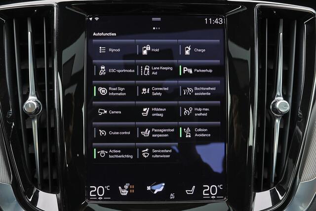 Volvo S60 Recharge T8 AWD R-Design - Panorama/schuifdak - IntelliSafe Assist - 360º Camera - Harman/Kardon audio - Adaptieve LED koplampen - Verwarmde voorstoelen & stuur - Parkeersensoren voor & achter - Elektr. bedienb. voorstoelen met geheugen - 19' LMV