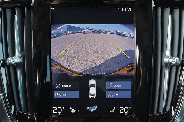 Volvo S90 T5 Momentum - Adaptive Cruise Control - Pilot Assist - BLIS dodehoekassistentie - Elektr. bedienbare best.stoel met geheugen - Lederen bekleding met zittingverlengers - Verwarmbare voorstoelen - Full LED verlichting met actieve bochtenverlichting - Apple®