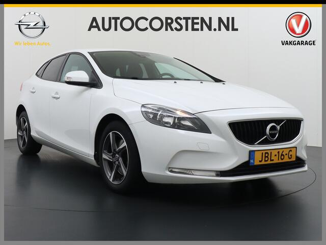 Volvo V40 2.0T Dual-Ecc Pdc 16" Licht-Regensensor Cruise Bluetooth Momentum Autonomous Emergency Braking Brake Assist System Privacy Glas Isofix 1500kg Trekvermogen! hoofdsteunen anti-whiplash Bots herkenning systeem EURO6