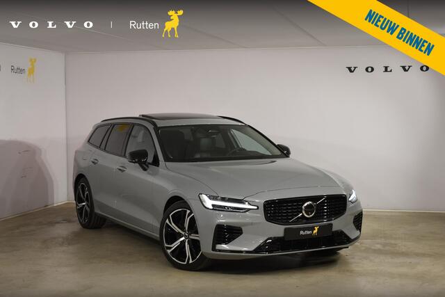 Volvo V60 T6 350PK Automaat AWD Ultra Dark / Adaptieve Cruisecontrol / Parkeersensoren / Stoelverwarming / Stuurverwarming / 360 Camera / Elektrische Stoelen /