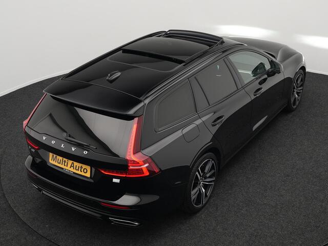 Volvo V60 T6 Recharge AWD R-Design Plug In Hybrid Dealer O.H. PHEV | Panodak | Lederen Sportstoelen Memory | Harman Kardon | Apple Carplay | Navigatie | Camera | L.M. 19" | DAB | Virtual |