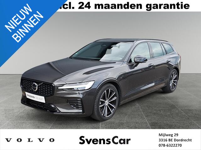 Volvo V60 2.0 T6 Plug-in hybrid AWD Plus Dark | Harman/Kardon Audio | 360 graden camera | Trekhaak | Sportstoelen |