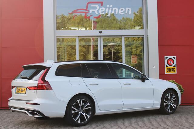 Volvo V60 2.0 T6 340PK RECHARGE AWD R-DESIGN **NIEUWSTAAT!** | ELEKTRISCH BEDIENBARE VOORSTOELEN MET GEHEUGEN OP BESTUURDERSSTOEL | 18" 5-Y SPAAKS MATT BLACK / DIAMOND CUT R-DESIGN WIELEN | HIGH PERFORMANCE SOUND HARMAN KARDON | ADAPTIVE CRUISE CONTROL | ACHTERUITR