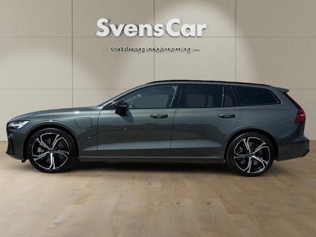 Volvo V60 2.0 T6 Plug-in hybrid AWD Plus Dark | Amber Nappa Lederen bekleding | Panoramadak | Extra getint glas | Harman/Kardon Audio |