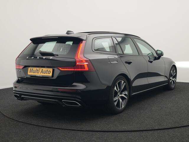 Volvo V60 B4 R-Design Automaat 198pk | Panodak | Adaptive Cruise | Camera | Lederen Sportstoelen Memory & Verwarmd | Pilot Assist | Blis | Navigatie | Stuurverwarming | Virtual | DAB |