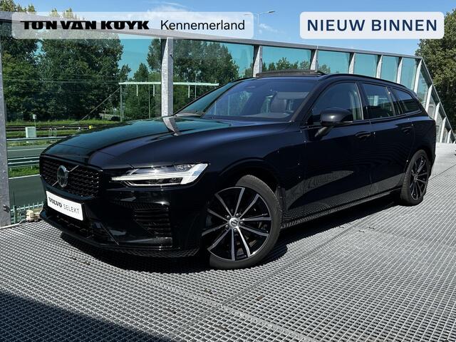 Volvo V60 2.0 T6 Plug-in hybrid AWD Plus Dark Automaat, Panorama dak, Harman-Kardon premium audio, Elektr.. verstelbare voorstoelen, Stoelverwarming V+A, Parkeer verwarming