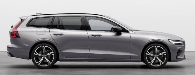 Volvo V60 T6 350PK Automaat Plug-in hybrid AWD Ultra Dark / Panoramadak / Napa leder / Open grid textiel / Extra getint glas / 19 5-Triple spaaks velgen / Harman Kardon