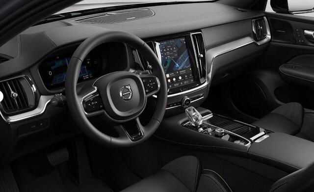 Volvo V60 T6 350PK Automaat Plug-in hybrid AWD Ultra Dark / Panoramadak / Napa leder / Open grid textiel / Extra getint glas / 19 5-Triple spaaks velgen / Harman Kardon