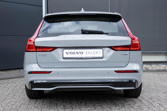 Volvo V60 T6 Plug-in hybrid AWD Plus Dark | Google Navigatie | Moritz lederen interieur | Elektrische stoelen voor met memory | Harman Kardon premium Sound | Parkeercamera | Adaptive Cruise Control | BLIS | Keyless |