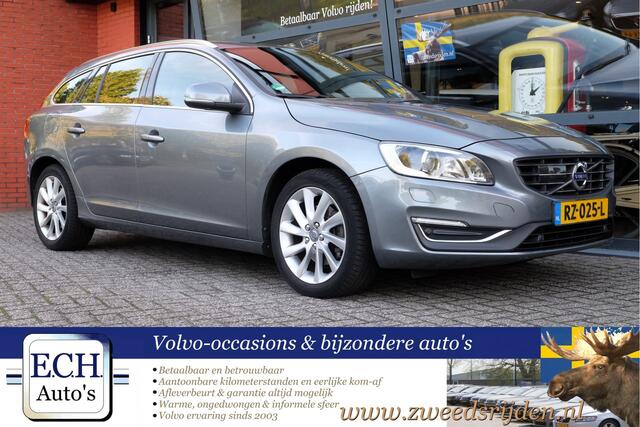 Volvo V60 T4 190 pk Aut. Summum, Leer, Xenon, Adaptieve CC, Standkachel, Trekhaak