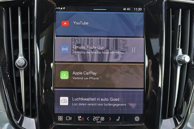 Volvo V60 T6 Recharge AWD Plus Dark - Panorama/schuifdak - IntelliSafe Assist & Surround - 360º Camera - Harman/Kardon audio - Verwarmde voorstoelen, stuur & achterbank - Parkeersensoren voor & achter - Elektr. bedienb. voorstoelen met geheugen - Elektr. inklapbare