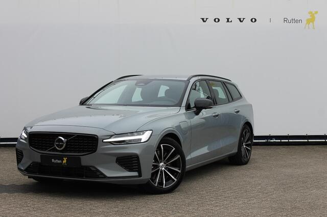Volvo V60 T6350PK Autm. Plug-in hybrid AWD Plus Dark Long Range / Google infotainment / Semi elekrisch wegklapbare trekhaak / Verwarmbare voorruit / Elektrisch bedienbare voorstoelen met geheugen / Verwarmbare voorstoelen