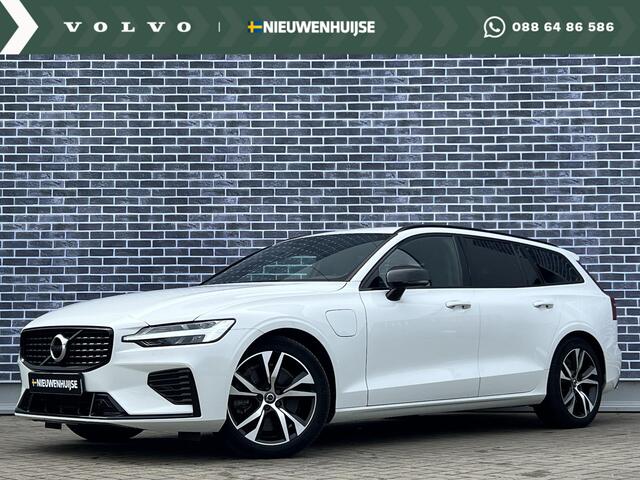 Volvo V60 2.0 T6 Recharge AWD R-Design | Stoel- en stuurwielverwarming | Navigatie | Achteruitrijcamera | Apple Carplay / Android Auto | DAB+ radio | Keyless | LED koplampen | Sportstoelen | Elektrische stoelverstelling |
