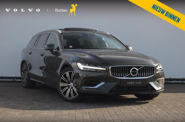 Volvo V60 T6 340PK Automaat Recharge AWD Inscription Trekhaak / Adaptieve cruise control /BLIS / Parkeersensoren met camera / Stoel - en stuurwielverwarming / Elektrische stoelen met geheugen / Getint glas / Apple carplay / Keyless entry / Elektrische achterklep