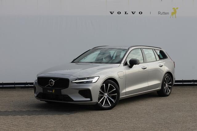 Volvo V60 T6 350PK Autm. Plug-in hybrid AWD Plus Dark Long Range / Google infotainment / Semi elekrisch wegklapbare trekhaak / Verwarmbare voorruit / Elektrisch bedienbare voorstoelen met geheugen / Verwarmbare voorstoelen