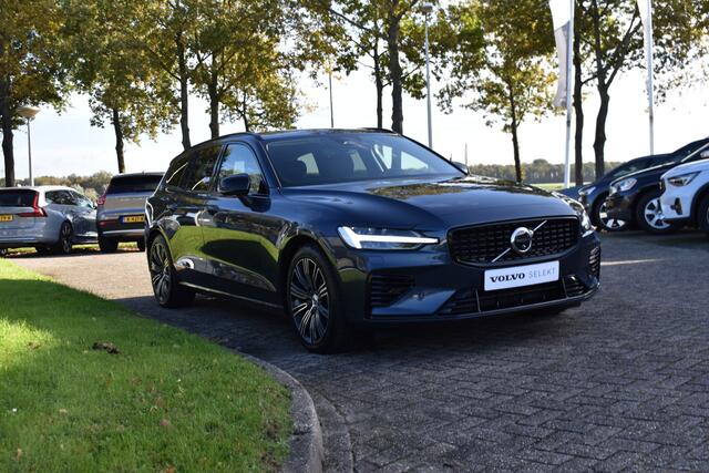 Volvo V60 T6 350PK Plug-in hybrid AWD Plus Dark | 360 Camera | H&K | Blis | ACC | Stoelverwarming | Leder