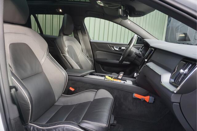Volvo V60 2.0 B3 R-Design Automaat + Panoramadak/ 19inch/ LED/ Leer/ 360 camera/ Head-Up display/ Schitterend/ Garantie!