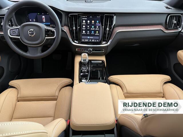 Volvo V60 2.0 T6 Plug-in hybrid AWD Ultra Dark | Styling Pack | Bowers & Wilkins | Massage | Stoel ventilatie + Verwarming | Panorama Schuifdak | HUD | Adaptieve Cruise | BLIS | 360° Camera |