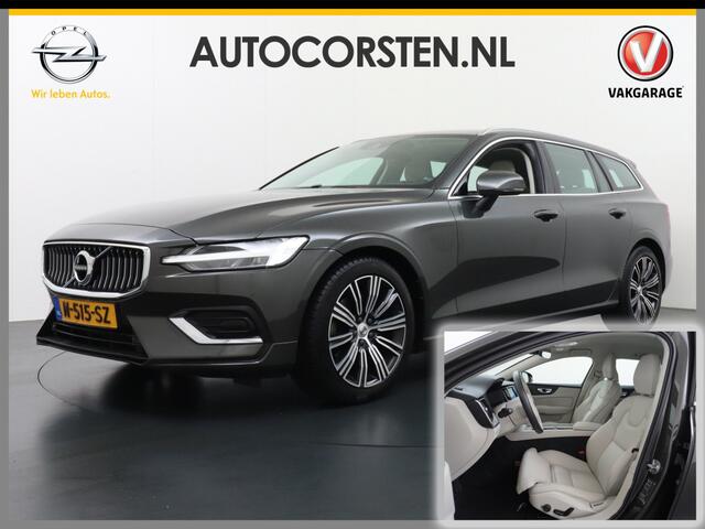 Volvo V60 2.0T AUT-7 Inscription Leder MHEV Apple Carplay Android Auto Harman&Kardon®-Hifi Camera Adap.Cruise Elek.Stoelen Stuur+Stoelverwarming Navi Ecc Cruise Control DAB+ PDC Lane Assist Road Sign Info Lmv 18" Led Elek. Achterklep Regen-Lichtsensor Collision Avo