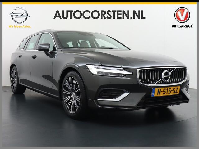 Volvo V60 2.0T AUT-7 Inscription Leder MHEV Apple Carplay Android Auto Harman&Kardon®-Hifi Camera Adap.Cruise Elek.Stoelen Stuur+Stoelverwarming Navi Ecc Cruise Control DAB+ PDC Lane Assist Road Sign Info Lmv 18" Led Elek. Achterklep Regen-Lichtsensor Collision Avo