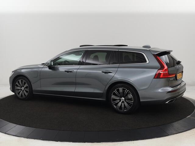 Volvo V60 2.0 T6 Recharge AWD Inscription | Panoramadak | Leder | 360 Camera | Stoelverwarming | Head-Up | Carplay | Memory | Adaptive cruise | Navigatie | Full LED | PHEV | Plug In