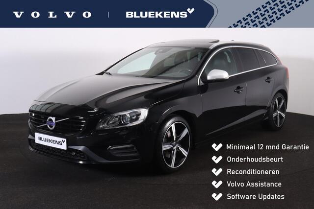 Volvo V60 T4 Business Sport - Parkeerverwarming - Volvo On Call - Bi-Xenon koplampen - schijf/kantel dak - Verwarmde voorstoelen & stuur - Navigatie - Parkeersensoren voor en achter - trekhaak - 18 inch LMV