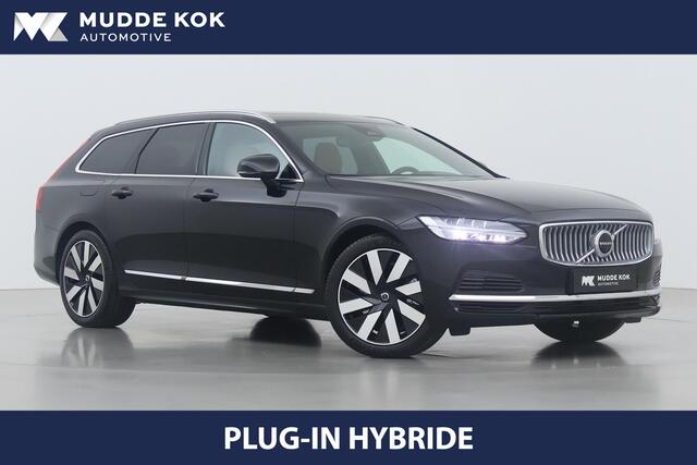 Volvo V90 T6 Plug-in hybrid Ultra Bright | Long Range | Luchtvering Achter | Head-Up | Massage+Ventilatie | Trekhaak