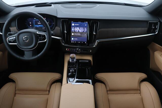 Volvo V90 T6 Plug-in hybrid Ultra Bright | Long Range | Luchtvering Achter | Head-Up | Massage+Ventilatie | Trekhaak