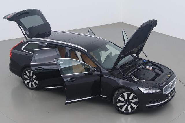 Volvo V90 T6 Plug-in hybrid Ultra Bright | Long Range | Luchtvering Achter | Head-Up | Massage+Ventilatie | Trekhaak