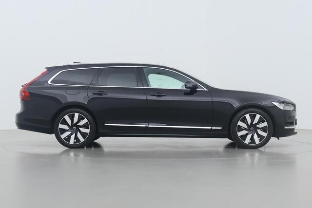 Volvo V90 T6 Plug-in hybrid Ultra Bright | Long Range | Luchtvering Achter | Head-Up | Massage+Ventilatie | Trekhaak