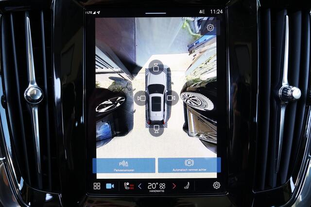 Volvo V90 T6 Recharge AWD Ultra Dark - Panorama/schuifdak - IntelliSafe Assist & Surround - 360º Camera - Adaptieve LED koplampen - Verwarmde voorstoelen, stuur & achterbank - Parkeersensoren voor & achter - Elektr. bedienb. voorstoelen met geheugen - Head up displ