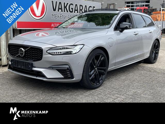 Volvo V90 2.0 T8 Plug-in hybrid AWD Ultimate Dark 20"/Luchtvering/Trekhaak/Panoramadak/Stoelverwarming v+a/360 Camera/Dodehoek/Head-up/DAB/Keyless
