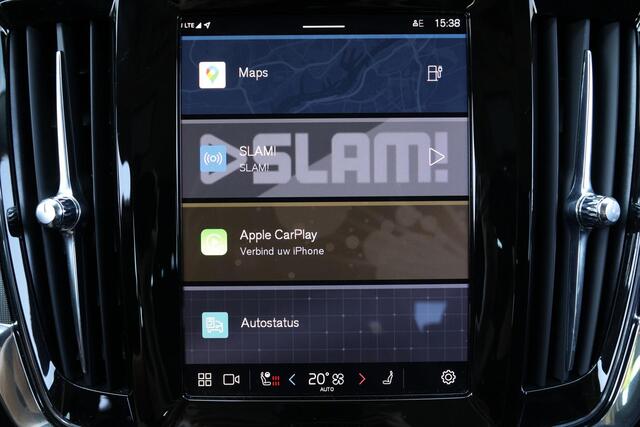 Volvo V90 T6 Recharge AWD Ultra Dark - Panorama/schuifdak - IntelliSafe Assist & Surround - 360º Camera - Harman/Kardon audio - Adaptieve LED koplampen - Verwarmde voorstoelen, stuur & achterbank - Parkeersensoren voor & achter - Elektr. bedienb. voorstoelen met ge