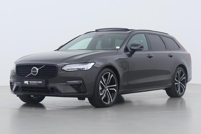 Volvo V90 T6 Plug-in hybrid Ultra Dark | Bowers&Wilkins | Luchtvering Achter | Head-Up | ACC | Panoramadak | 360° Camera
