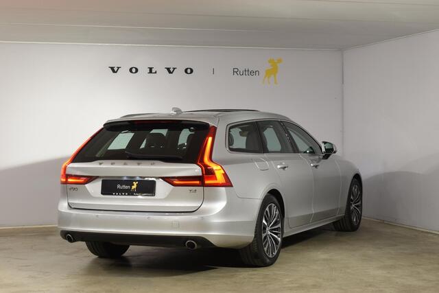 Volvo V90 T4 Business Luxury+ / Adaptive Cruise control / Elektrisch Panoramadak / Trekhaak / Stoelverwarming voor+achter / Verwarmde achterbank / Achteruitrijcamera / Elek. stoelen / Geheugen bestuurdersstoel