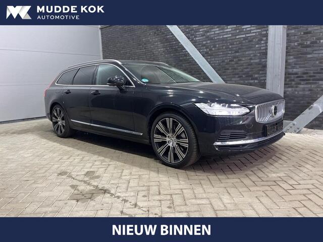 Volvo V90 T6 Plug-in hybrid Ultra Bright | Luchtvering | Bowers&Wilkins | Trekhaak | Panoramadak | 360 Camera | Head-Up | 20 Inch