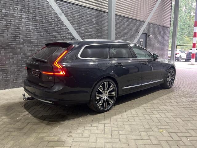 Volvo V90 T6 Plug-in hybrid Ultra Bright | Luchtvering | Bowers&Wilkins | Trekhaak | Panoramadak | 360 Camera | Head-Up | 20 Inch