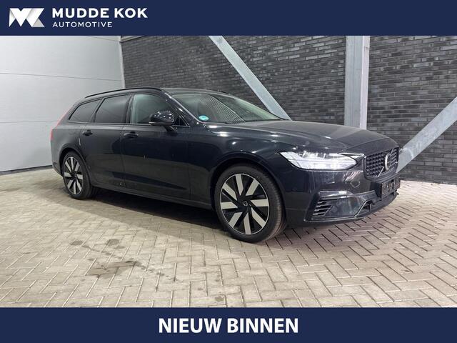 Volvo V90 T6 Plug-in hybrid Ultra Dark | Luchtvering | Massage+Ventilatie | Panoramadak | Head-Up | 360 Camera | Gelamineerd Glas