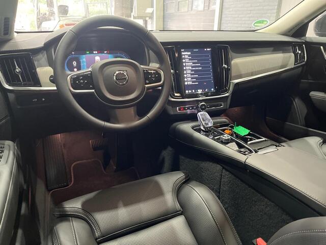 Volvo V90 T6 Plug-in hybrid Ultra Dark | Luchtvering | Massage+Ventilatie | Panoramadak | Head-Up | 360 Camera | Gelamineerd Glas