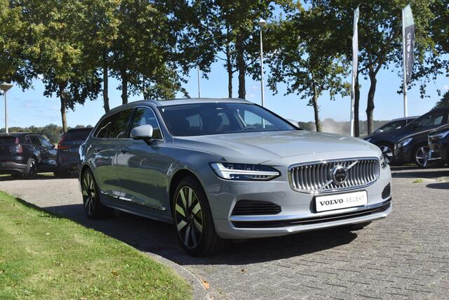 Volvo V90 2.0 T8 Plug-in hybrid AWD Ultra Bright | HUD | B&W | 360 camera | Stuurverwarming | Panodak | 19"LMV