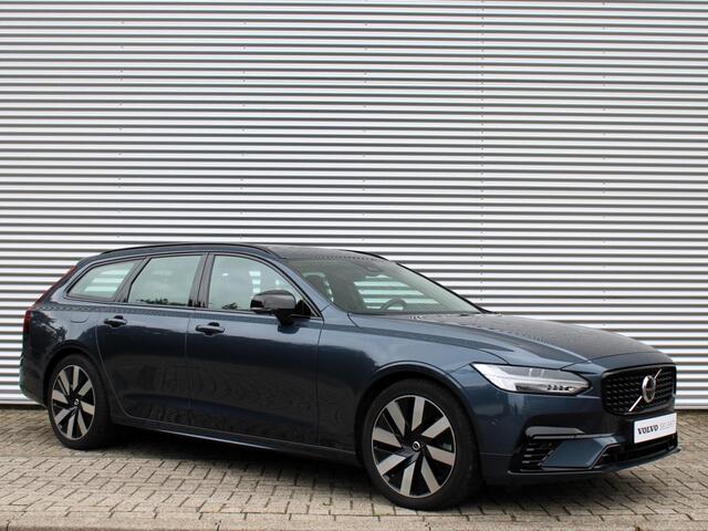 Volvo V90 T6 Plug-in hybrid AWD Ultimate Dark Automaat / Panoramadak / 360 graden camera / Volvo Alarm / Massagefunctie voorstoelen / 20" velgen