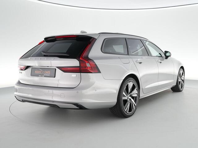 Volvo V90 T6 Ultra Dark 2.0 350pk Plug-in hybrid AWD |Bowers&Wilkens|panoramadak|memoy|HUD|lederen sportstoelen|Apple Carplay|elek. trekhaak|360 camera|blind spot|stoel en stuurverwarming|