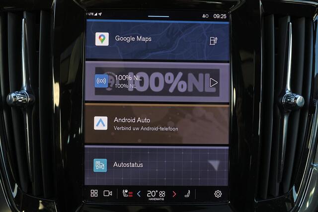 Volvo V90 T8 Recharge AWD Ultra Dark - Panorama/schuifdak - IntelliSafe Assist & Surround - 360º Camera - Harman/Kardon audio - Adaptieve LED koplampen - Verwarmde voorstoelen, stuur & achterbank - Parkeersensoren voor & achter - Elektr. bedienb. voorstoelen met ge