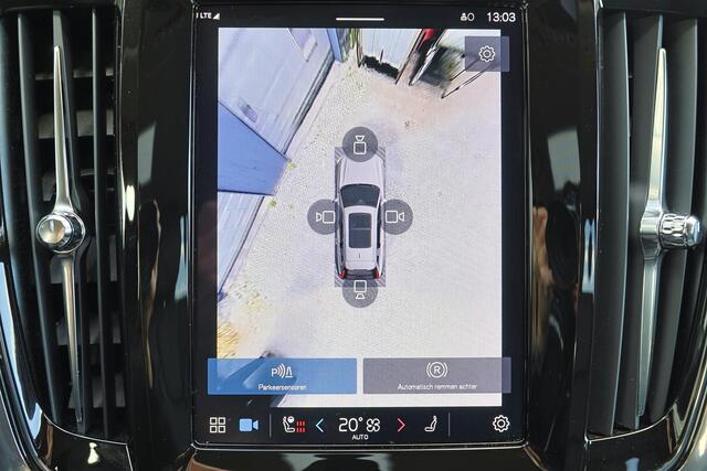 Volvo V90 T6 Recharge AWD Plus Dark - LONG RANGE - IntelliSafe Assist & Surround - 360º Camera - Harman/Kardon audio - Adaptieve LED koplampen - Verwarmde voorstoelen, stuur & achterbank - Parkeersensoren voor & achter - Elektr. bedienb. voorstoelen met geheugen -