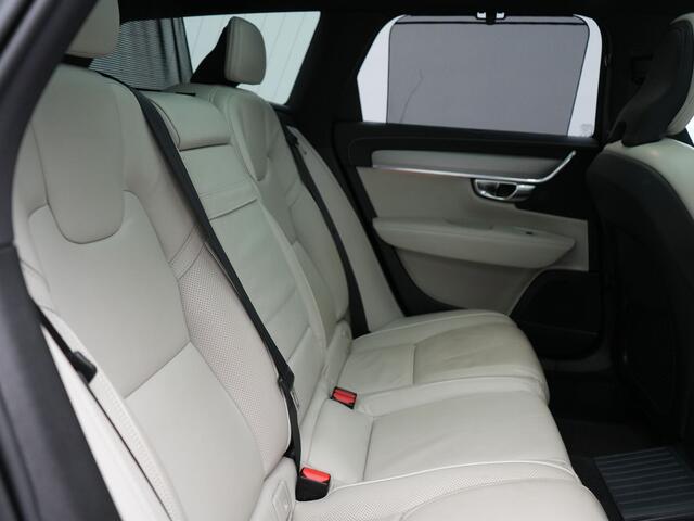 Volvo V90 T6 AWD R-Design Plug In Hybrid 340pk Dealer O.H PHEV | Trekhaak Af Fabriek | Panodak | Adaptive Cruise | Head Up | Harman & Kardon | 360 Camera | Lederen Sporstoelen Memory & Verwarmd | Pilot Assist | Apple Carplay | Navigatie | DAB |