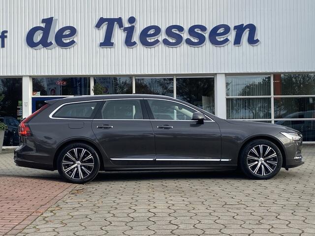Volvo V90 2.0 B5 Inscription Pano, Leer, Trekhaak, Rijklaar met beurt & garantie!
