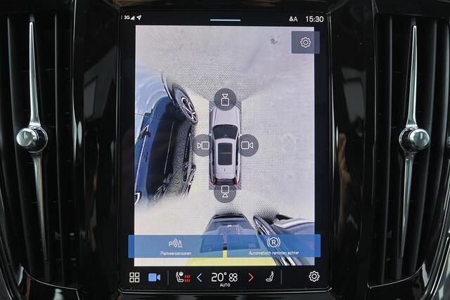 Volvo V90 T6 Recharge AWD Ultra Bright - Luchtvering - Panorama/schuifdak - IntelliSafe Assist & Surround - 360º Camera - Bowers & Wilkins audio - Adaptieve LED koplampen - Verwarmde voorstoelen, stuur & achterbank - Parkeersensoren voor & achter - Elektr. bedienb.