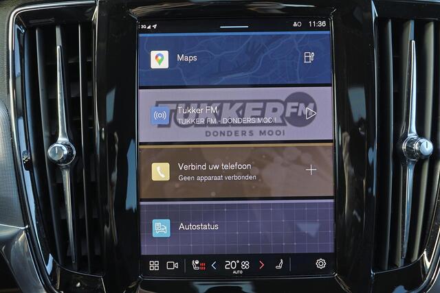 Volvo V90 T6 Recharge AWD Plus Dark - IntelliSafe Assist & Surround - 360º Camera - Harman/Kardon audio - Adaptieve LED koplampen - Verwarmde voorstoelen, stuur & achterbank - Parkeersensoren voor & achter - Elektr. bedienb. voorstoelen met geheugen - Extra getint 