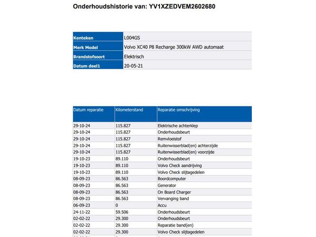 Volvo XC40 Recharge P8 AWD R-Design / Pdc.+Camera / 1/2 Leder / Stoel-Stuurverwarming / Navigatie /